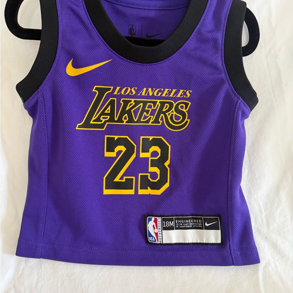 Nike Kids - Purple/Yellow Lakers Jersey
